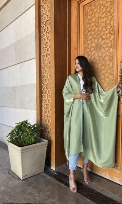 Shimmery Green Kaftan