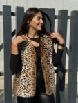 Leopard Vest