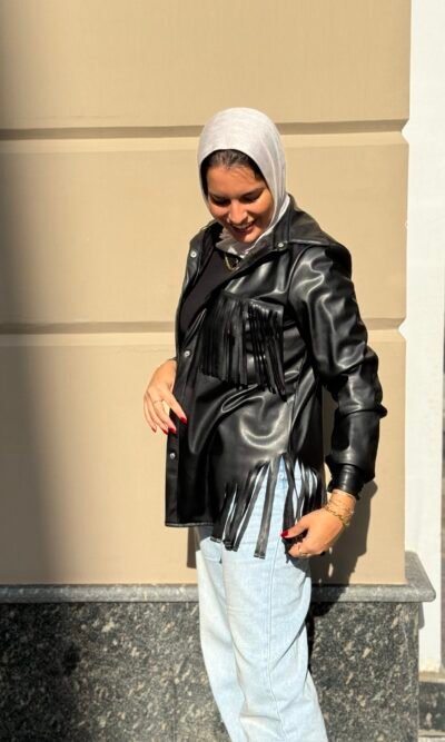 Leather Fringes Jacket