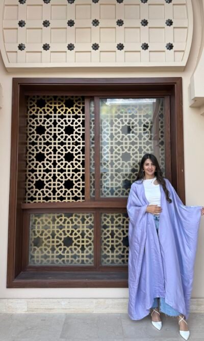 Shimmery Purple Kaftan